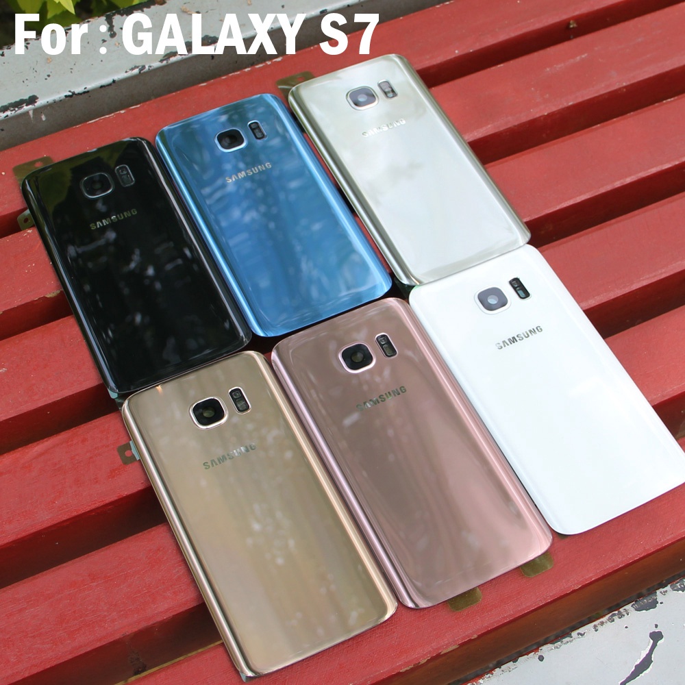 Nắp Lưng Điện Thoại Bằng Kính Thay Thế Chuyên Dụng Cho Samsung Galaxy S7 edge G935 S7 G930
