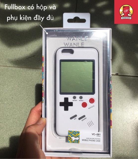 [CÓ SẴN] Ốp lưng game IPHONE 6 6s 6plus 7 8 7plus 8plus X CHƠI GAME XẾP HÌNH GIỐNG GAMEBOY CŨ CÓ VIDEO