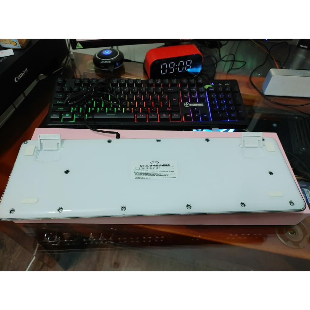 Bàn Phím Cơ Nút Tròn K520 - 30 NGÀY ĐỔI TRẢ MIỄN PHÍ