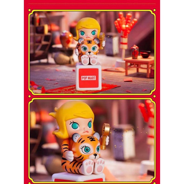 Mô Hình Nhân Vật POPMART POPMART Tiger Leap Phong Cách Trung Hoa Trang Trí Năm Mới