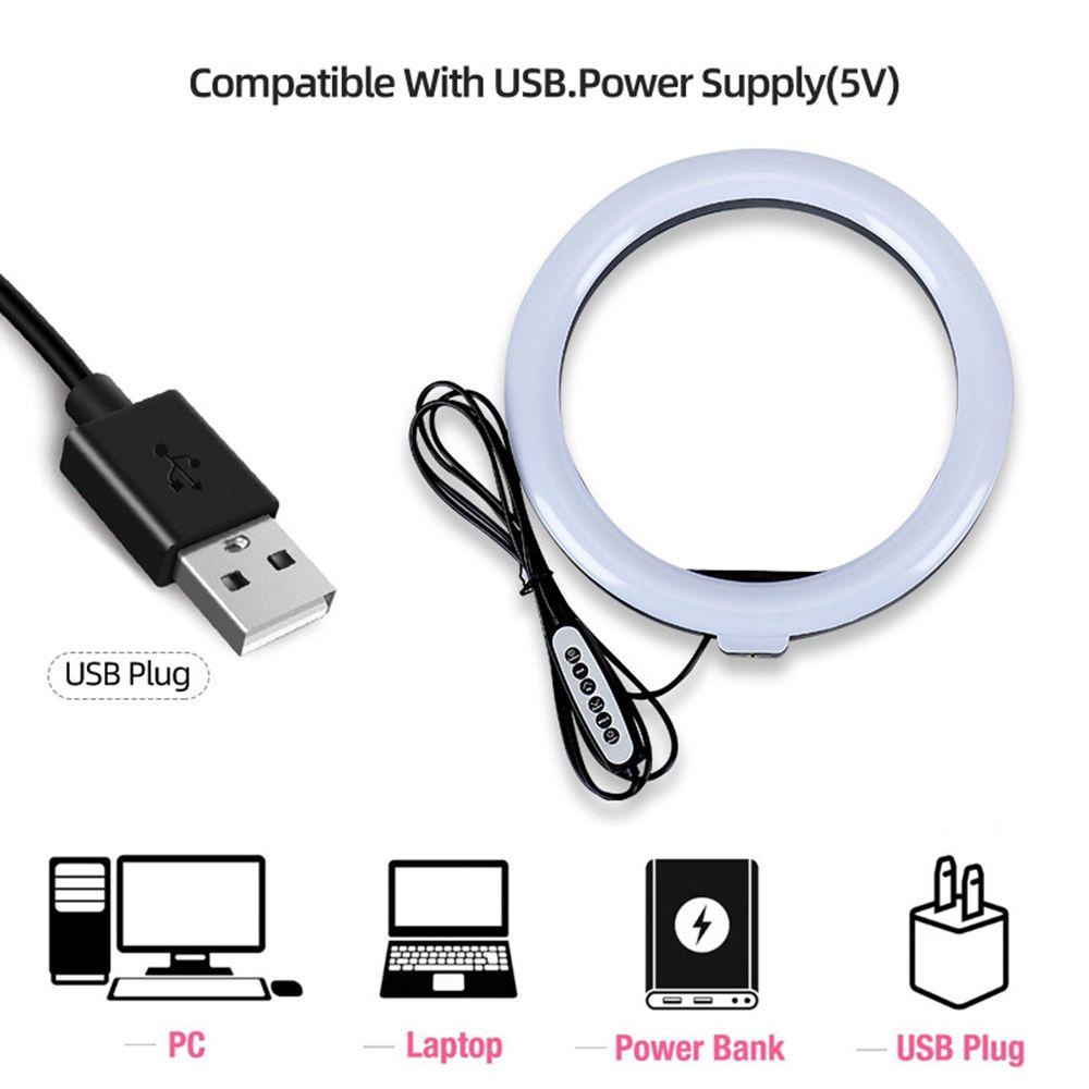 Vòng Đèn Led 10 inch 33 Màu Chuyên Dụng Cho Chụp Ảnh / Trang Điểm / Điện Thoại Di Động TikTok Youtube