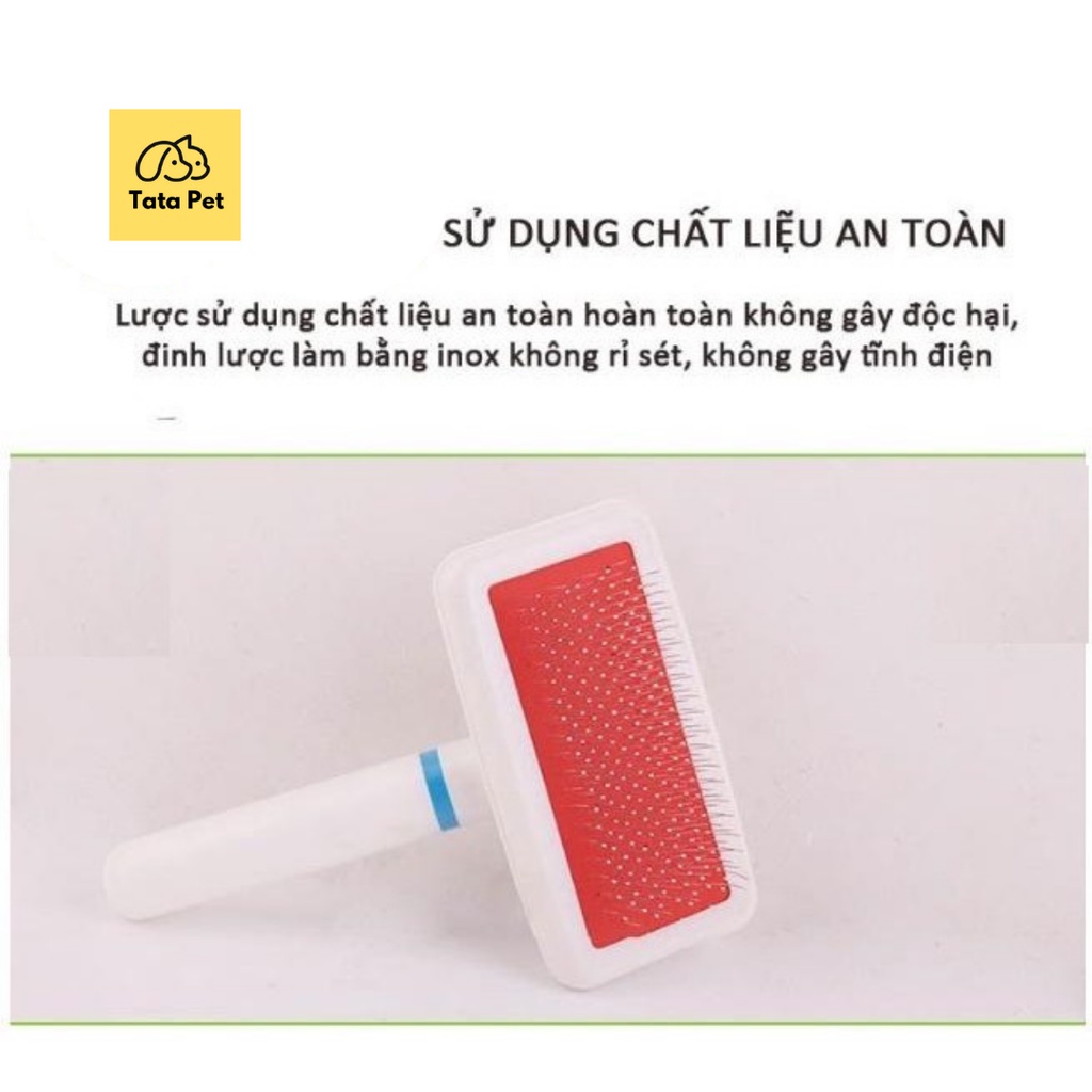 Lược chải lông cho chó mèo - Lược chải bông lông, lấy lông rụng chó mèo TATAPET