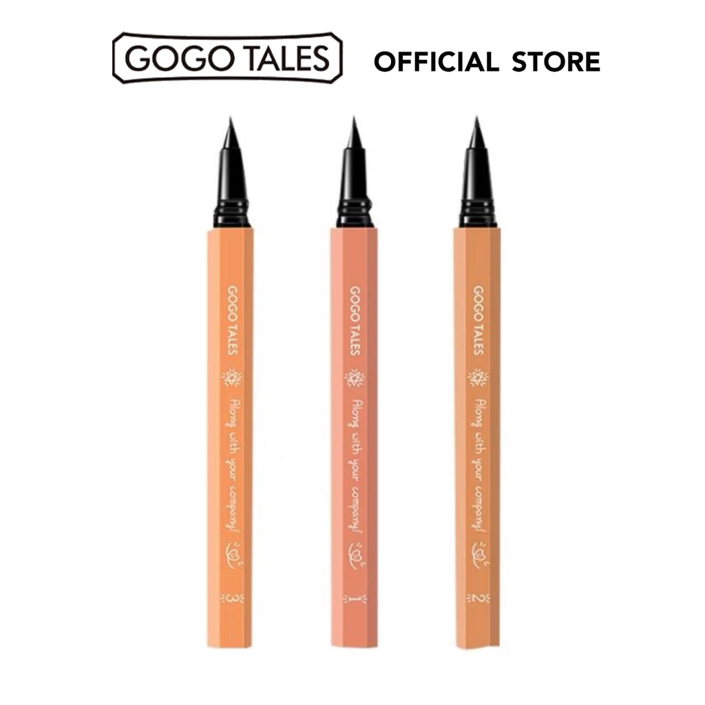 Bút Kẻ Mắt Nước Siêu Mịn GOGO TALES - Phấn nước phấn phủ Gogo tales 2 trong 1 Light And Nude Gogotales GT361