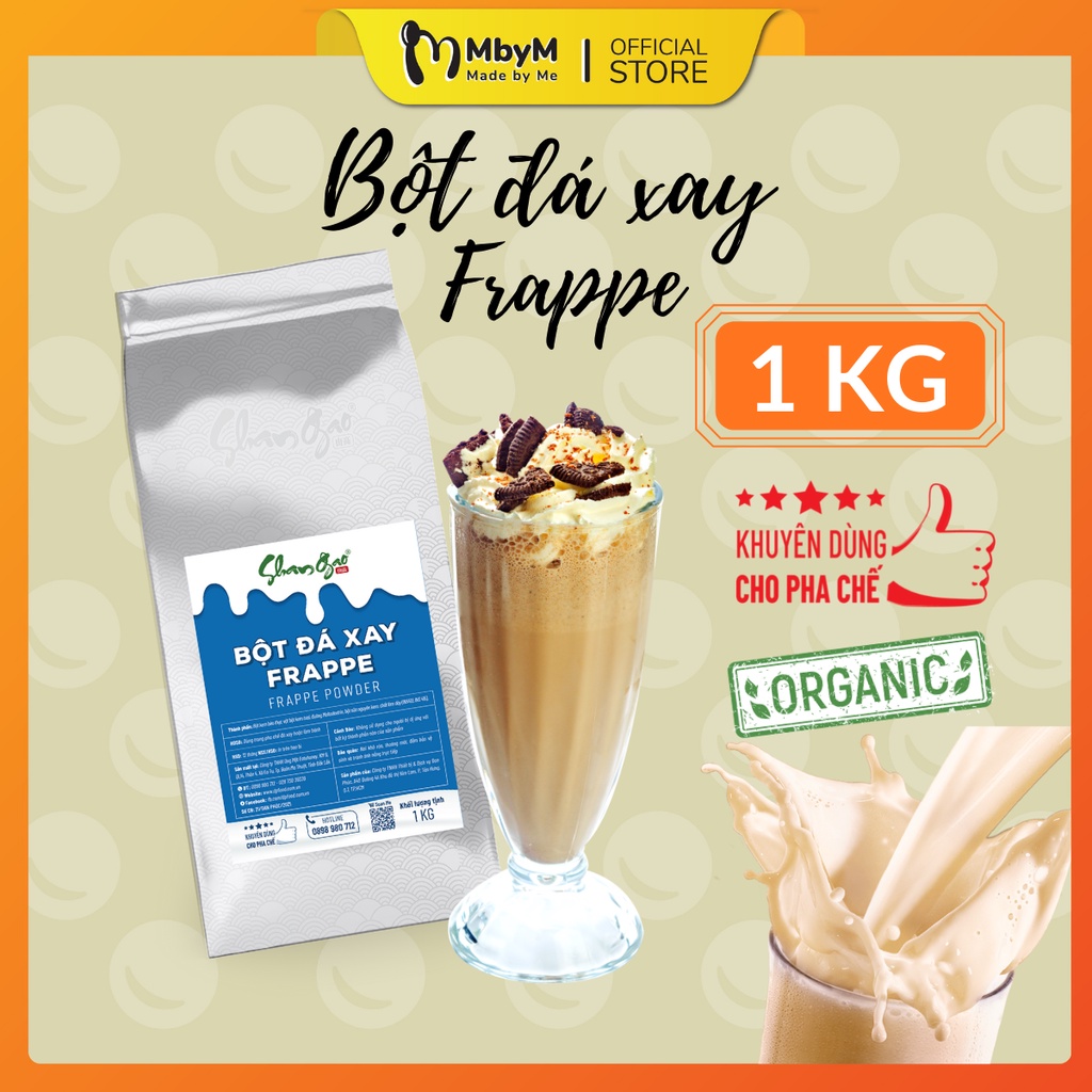 Bột Đá Xay (Bột Frappe) SHANGAO® Chống Tan, Tách Nước Chuyên Làm Đá Xay, Sinh Tố