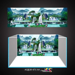 Tranh 3D dán bể cá cảnh