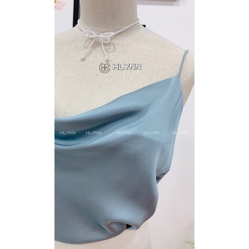 Áo 2 dây cổ đổ chất lụa cao cấp loại xịn m79 | BigBuy360 - bigbuy360.vn