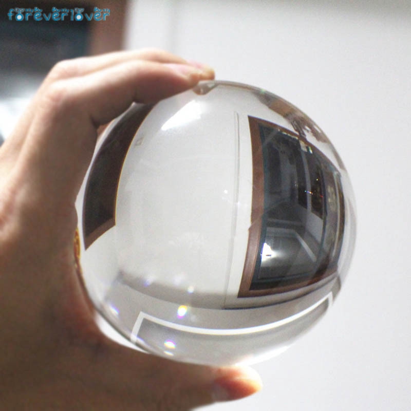 Quả cầu thủy tinh trong suốt kích thước 30/40/50mm dùng trang trí