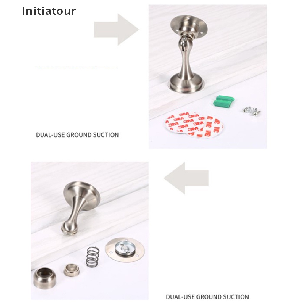 Giá Đỡ Chặn Cửa Toilet Bằng Thép Không Gỉ Từ Tính Tiện Dụng