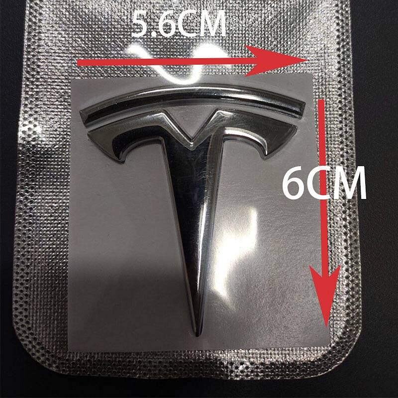 FENDER Sticker Kim Loại Hình Logo Tesla Dán Trang Trí Xe Hơi