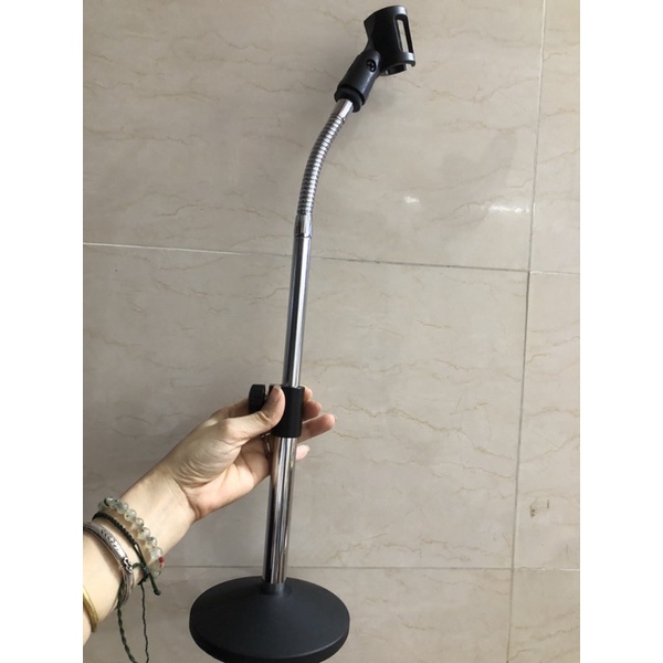 Chân micro để bàn hàng nhập khẩu (ảnh thật) 201,chân thẳng chân cong