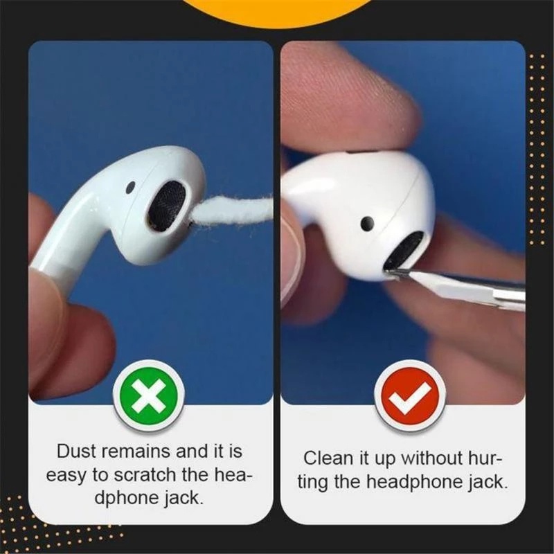 Bộ Dụng Cụ Vệ Sinh Tai Nghe Airpods Pro 1 2 Pro Tiện Dụng
