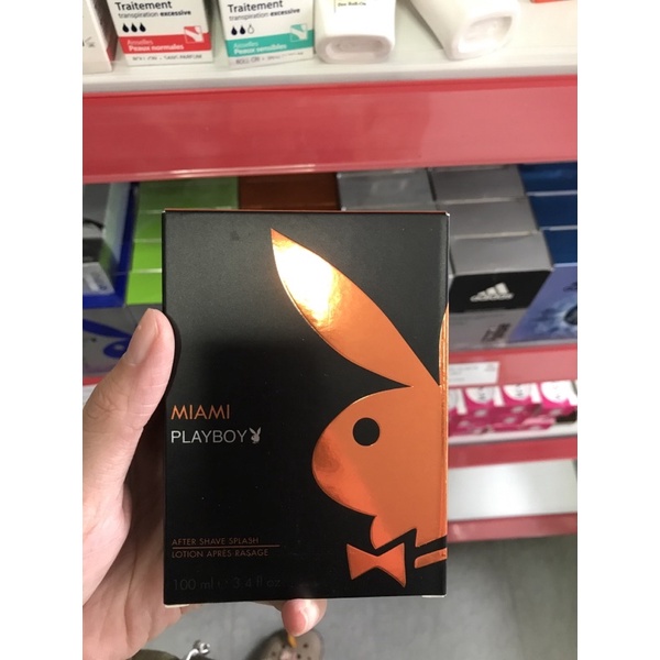 Nước dưỡng sau cạo râu PLAY BOY làm dịu da, chậm quá trình lông mọc, hương thơm nam tính,