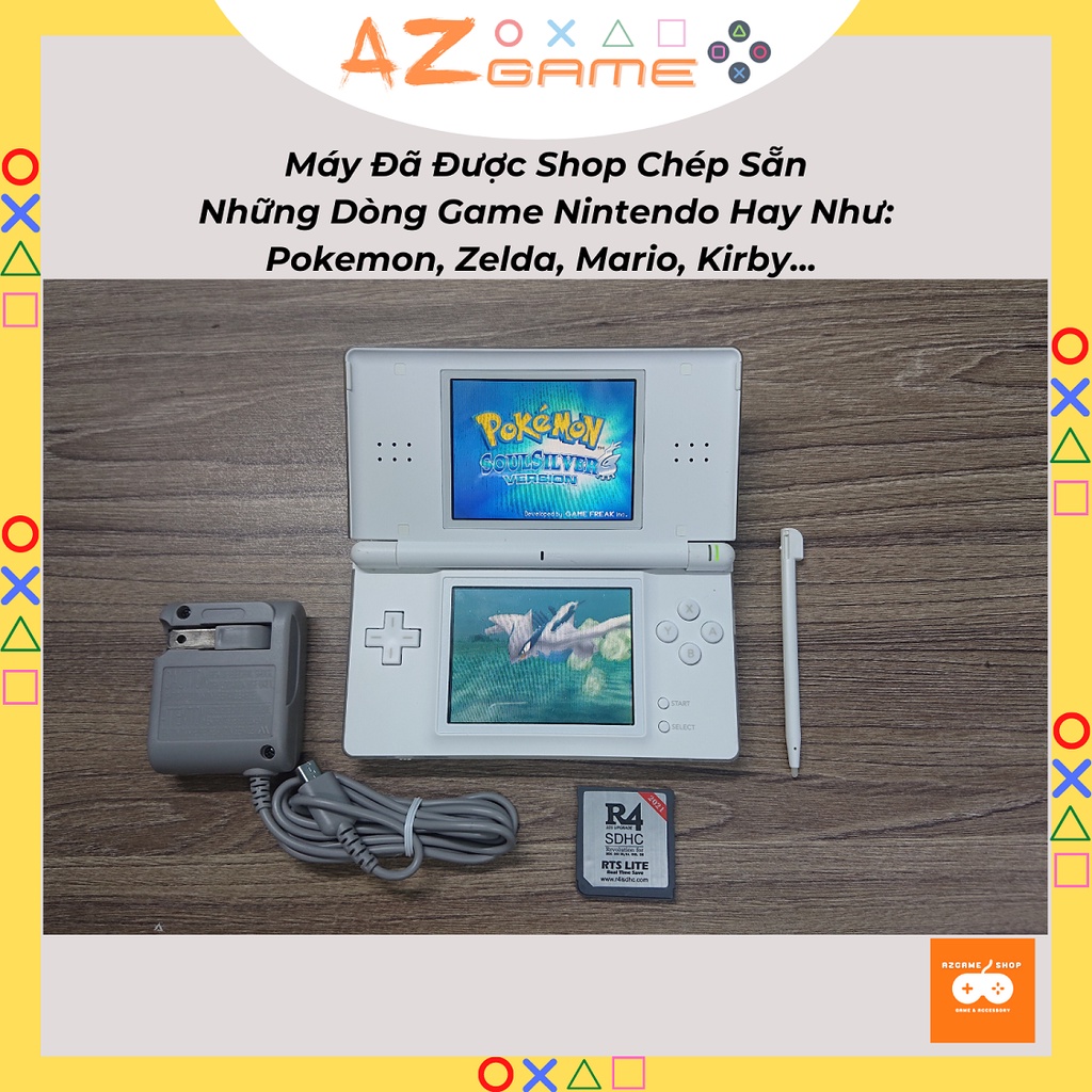 Máy Chơi Game Nintendo DS Lite NDS Full Game GBA/GBA/NDS/NES/SNES... Đầy Đủ Phụ Kiện