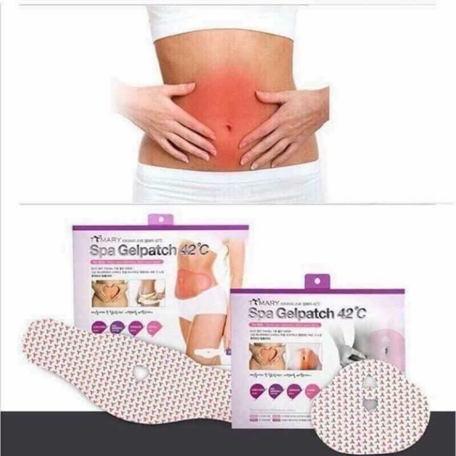 Set 5 miếng dán tan mỡ Spa gelpatch 42 độ