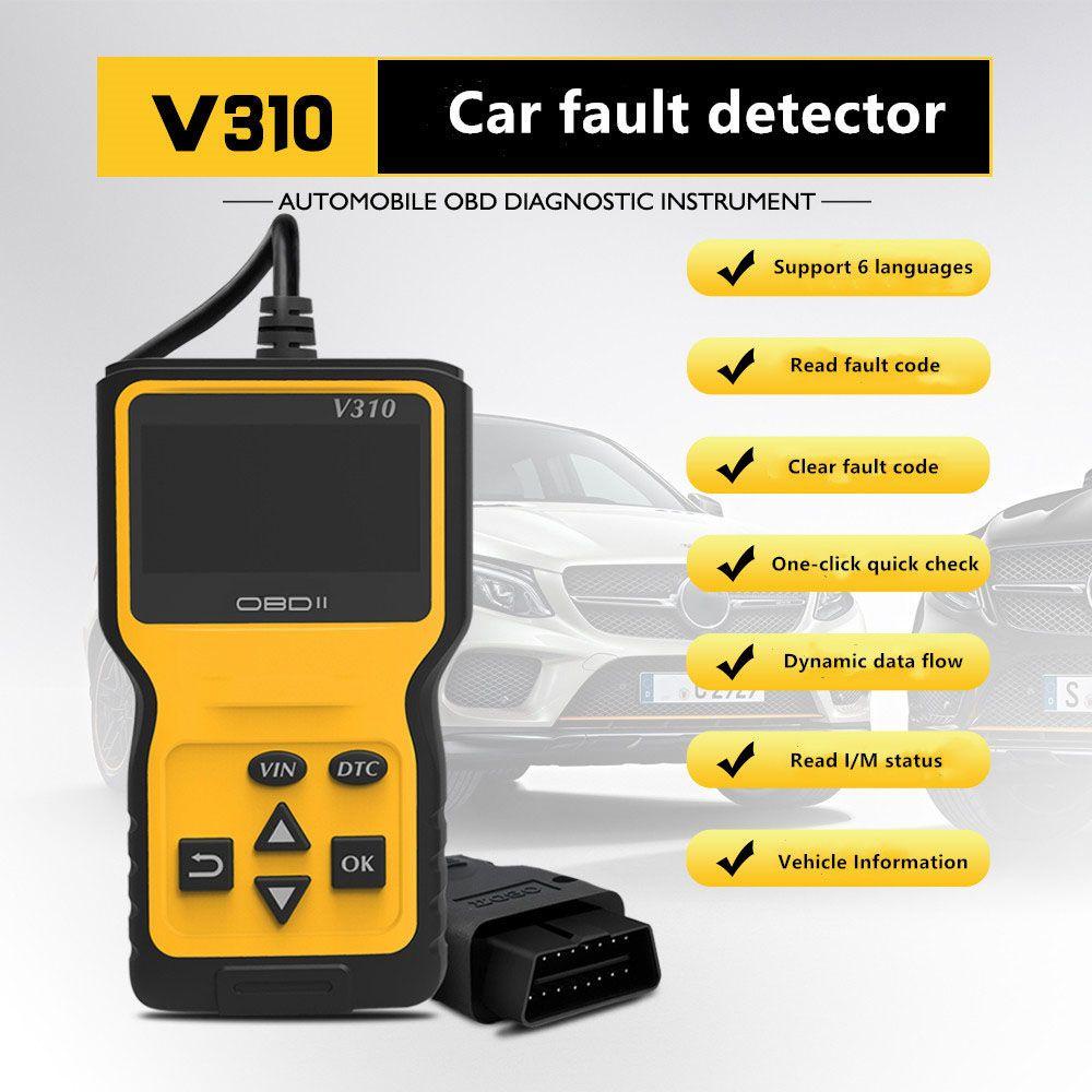 Thiết Bị Quét Kiểm Tra Lỗi Động Cơ Xe Hơi V310 OBD2