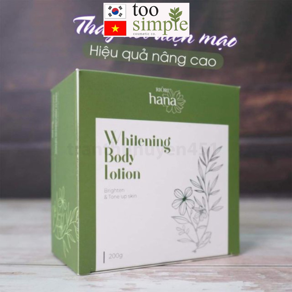 Kem Dưỡng Da Toàn Thân RIORI Whitening Body Lotion