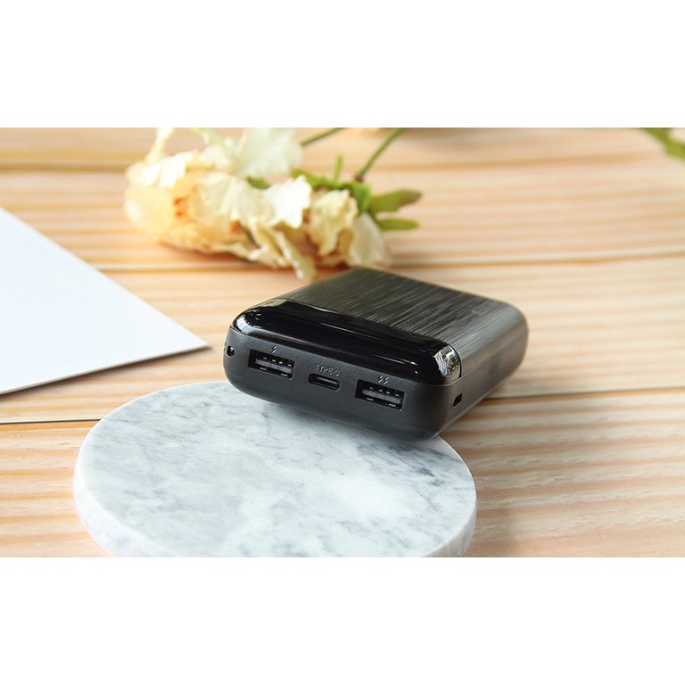 Pin sạc dự phòng Remax RPP-100 10000mAh Mini, 2 cổng input / output