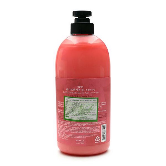 SỮA TẮM MASSAGE HƯƠNG HOA HỒNG WELCOS ORIENTAL ROSE SHOWER GEL 732G