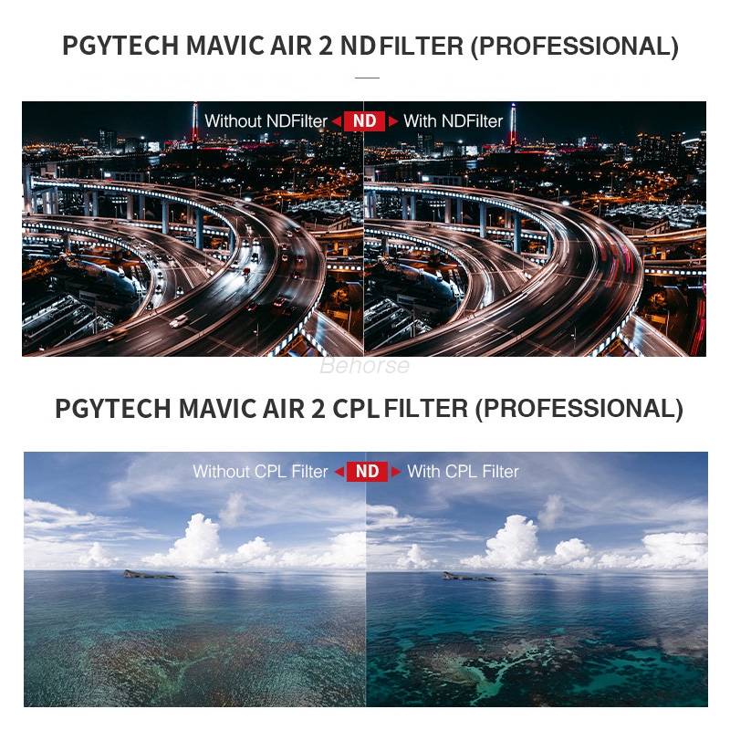 Bộ Lọc Thấu Kính PGYTECH UV CPL Chuyên Nghiệp Cho Máy Bay DJI Mavic Air 2