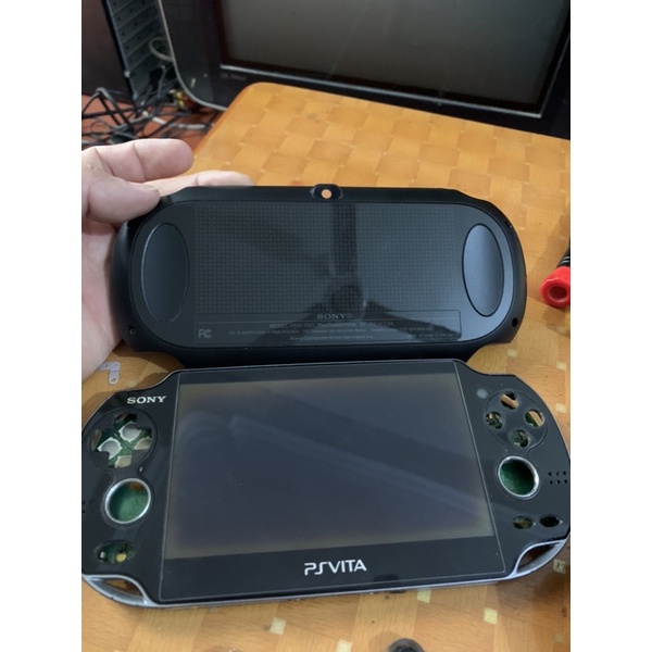 Xác máy Psvita 1000 Nút nhựa Psvita , mặt trước sau PSVITA 1000 khung xương psvita cũ