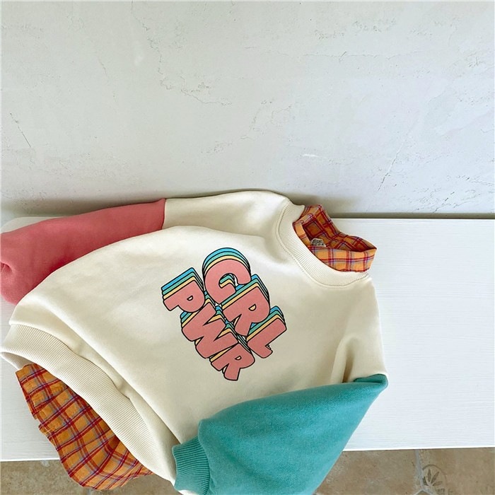 Áo sweater/ Quần thiết kế xinh xắn cho bé gái 0-2 tuổi