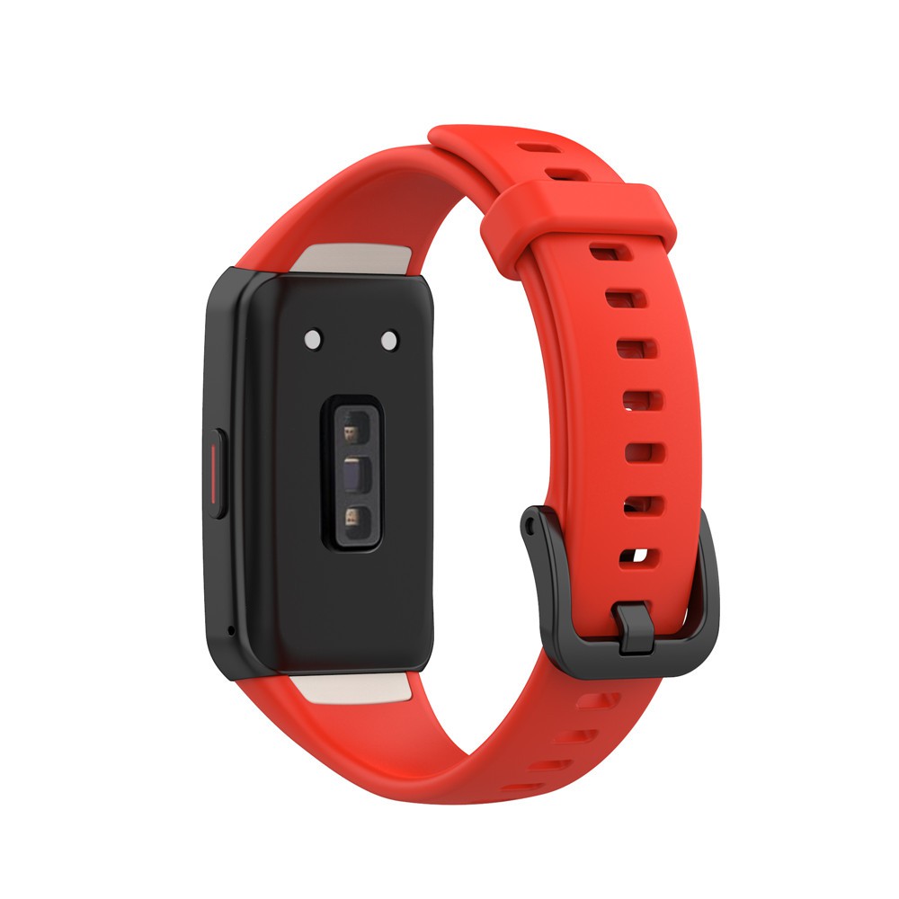 Dây Đeo Thay Thế Chất Liệu Silicon Màu Trơn Cho Huawei Honor Band 6