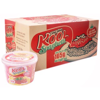 THÙNG MÌ BÁT TRỘN KHÔ CUNG ĐÌNH(12 BÁT) KOOL SPAGHETTI 105g