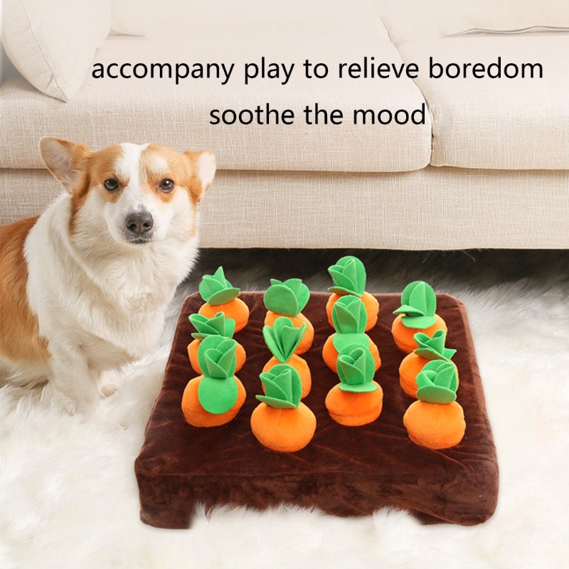 Đồ Chơi Nhồi Bông Hình Cà Rốt Cho Mèo Cưng