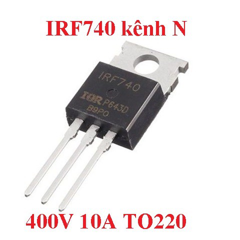 IRF530 640N 740N 840N mosfet kênh N Channel mosfet TO220 hàng mới chân cắm