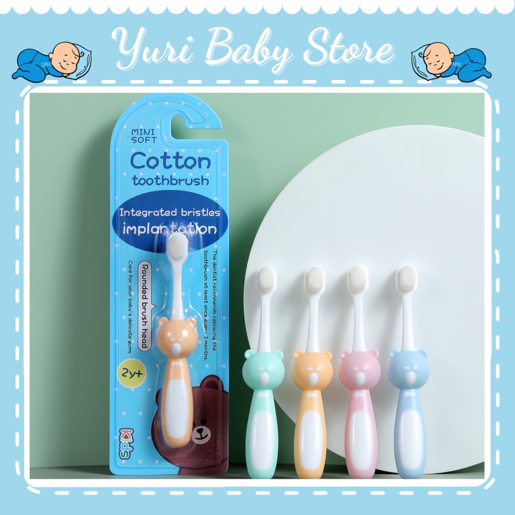 Bàn chải đánh răng cho bé sợi lông tơ mềm mịn