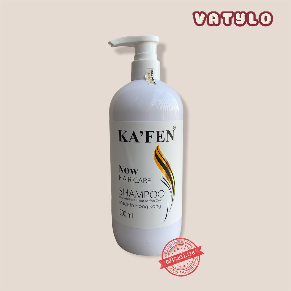 Cặp Dầu Gội Xả NEW KAFEN 800ml | Giảm Rụng Tóc, Ngăn Rụng Tóc,Phục Hồi Tóc Hư Tổn | Hàng Chính Hãng CT08