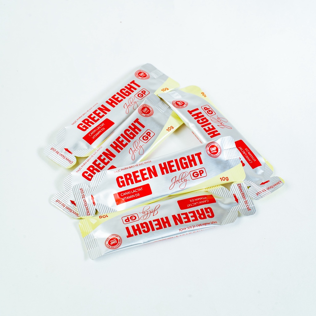 [Combo] 3 Thạch tăng chiều cao Green Height (Hộp 30 gói x 10g)