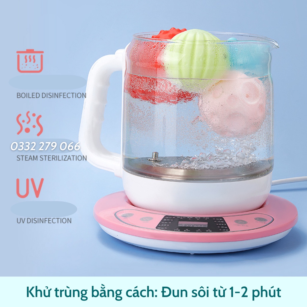 Bóng cho bé Đồ chơi cầm nắm bóng xúc giác phát triển đa giác quan có âm thanh chút chít thú vị - Mô Mô Home