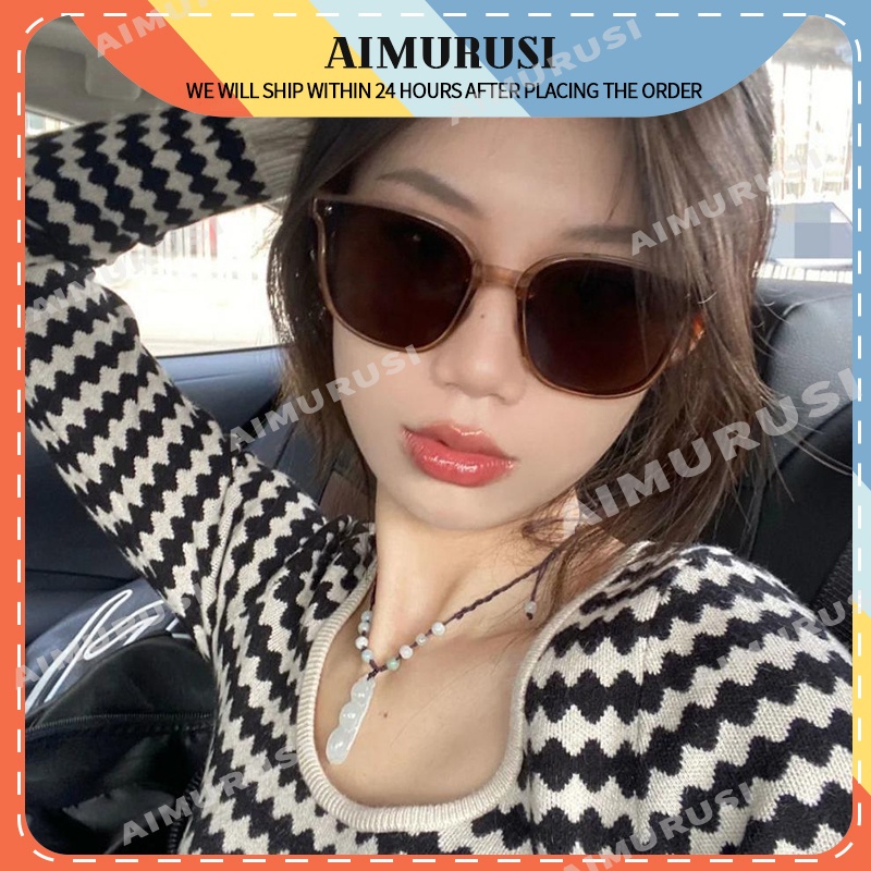 (AIMURUSI) COD Kính Râm Có Đệm Khí Chống Nắng Chống Tia UV Có Thể Gập Lại Hợp Xu Hướng Lái Xe Ins Cho Nam Và Nữ