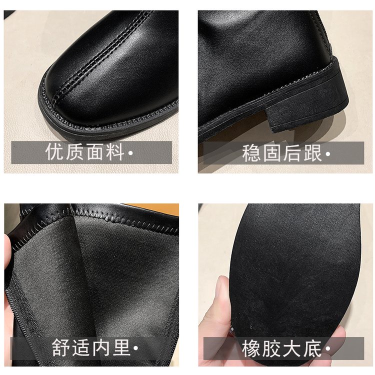 Giày Boot Cổ Cao Đế DàY Cho Nữ Size 35-42