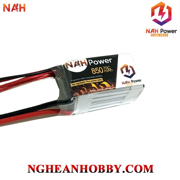 Pin Lipo 3S 11.1V 2200mAh 70C cho anh em chơi RC các loại