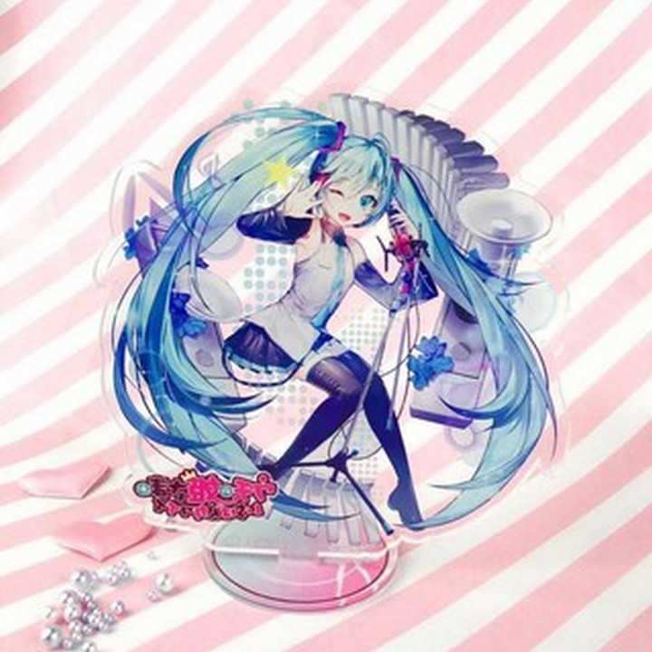 (new) Standee Miku Hatsune Tượng Acrylic Standee Anime mica trang trí trưng bày