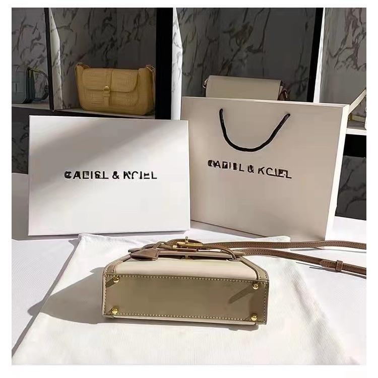 Túi xách đeo vai thiết kế màu tương phản trẻ trung cao cấp dành cho phái nữ