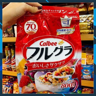 Ngũ cốc Calbee 800 g của Nhật Bản