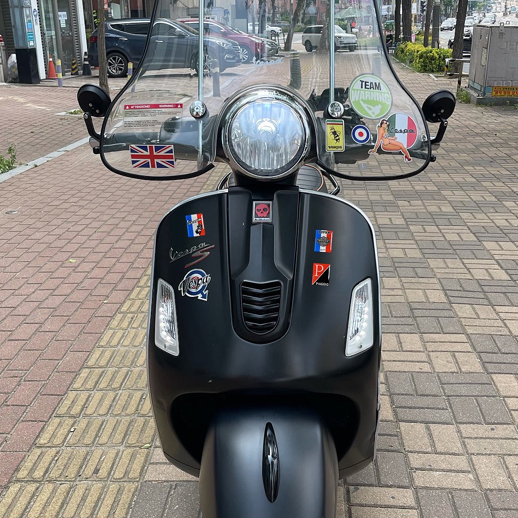 3D Vespa Phản chiếu Nam châm mềm Nhãn dán Phụ kiện xe máy Đối với PIAGGIO Vespa GTS300 LX125 LX150 125 150 tức là Sprint Primavera 300