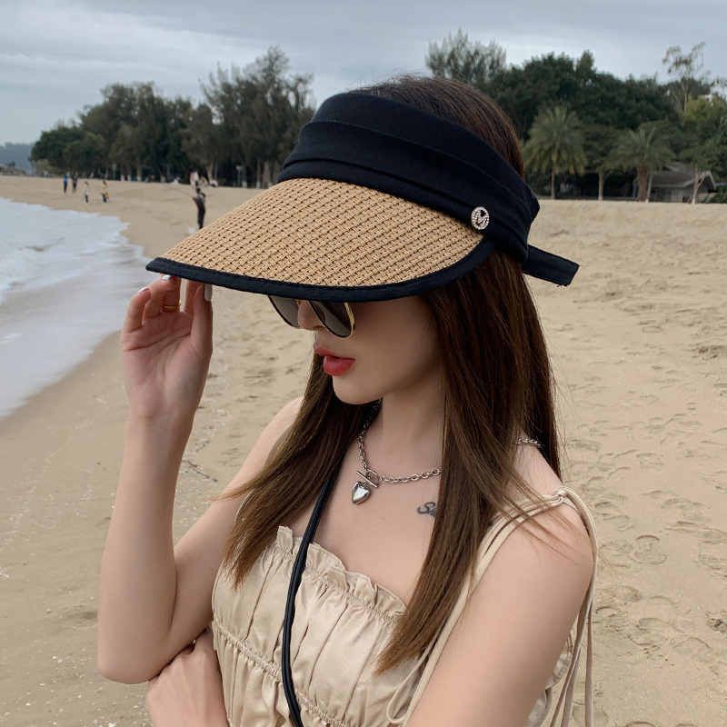 nón-mũ cói nửa đầu