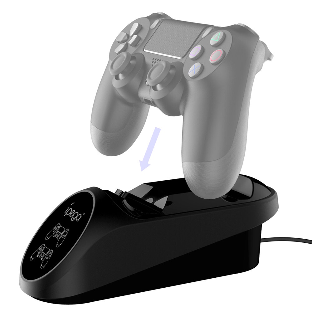 IPega 9180 Đế sạc cho 2 tay cầm PS4 Slim/ Pro có led báo hiêu