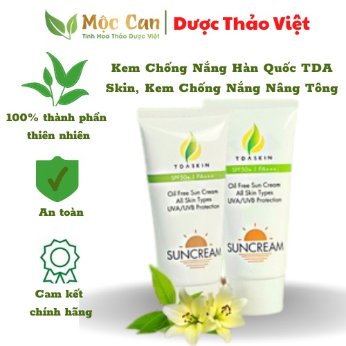 Kem Chống Nắng Hàn Quốc TDA Skin, Kem Chống Nắng Nâng Tông Không Bết Dính