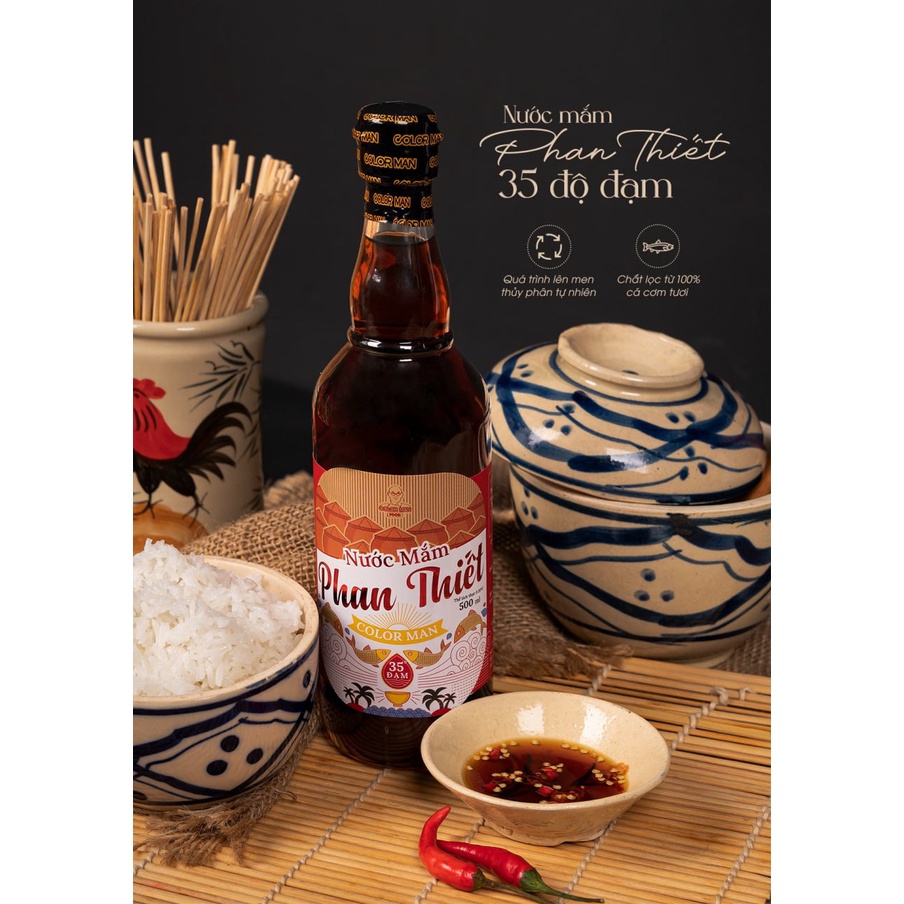 [DATE 01/04/24]Nước Mắm Phan Thiết COLOR MAN 35 Độ Đạm 500ml