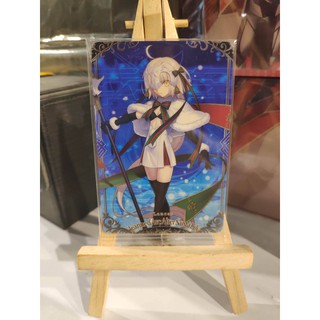 [ Dưa Hấu Yugioh ] Thẻ bài bánh xốp Fate Grand Order FGO Jeanne d'Arc (Alter) (Santa Lily) - Tặng bọc bài nhựa bảo quản