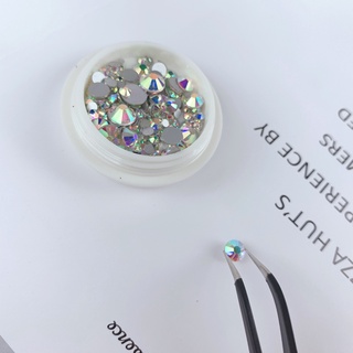Nhíp gắp đá nail VETUS đen cong thẳng