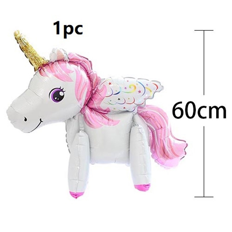 Bộ 10 Bong Bóng Latex 12 Inch Họa Tiết Kỳ Lân Dễ Thương Dùng Trang Trí Tiệc Sinh Nhật