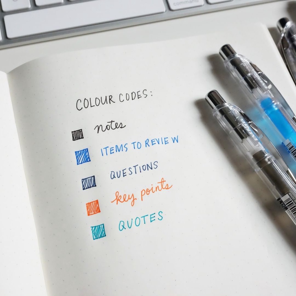 Bút Pentel Energel Infree 0.5mm BLN75TL - 10 Màu Mực Siêu Nhanh Khô