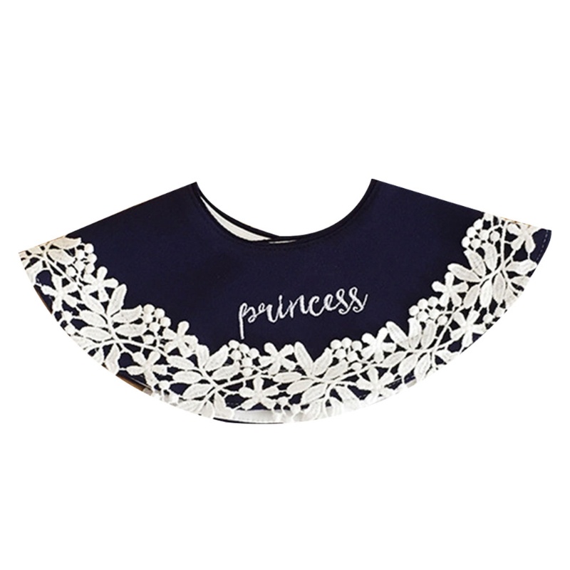 Khăn Yếm Vải Cotton Phối Ren Dễ Thương Dành Cho Bé Sơ Sinh