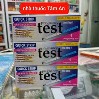 QUE THỬ THAI QUICK TEST THỬ THAI